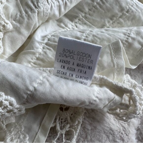 Francesca's Collection | "Crystal Pier" Tiered Crochet Lace Skirt | Size Medium - Picture 8 of 10